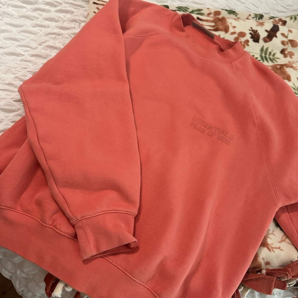 Essentials crew neck. Orange - Picture 2 of 7